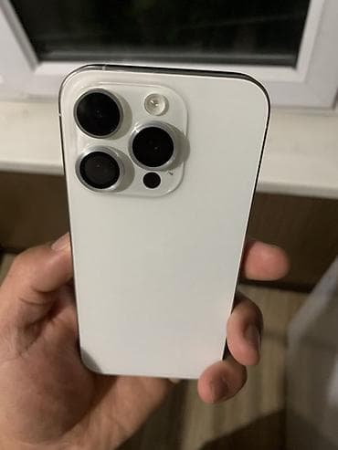 poko x5pro: IPhone 15 Pro, Б/у, White Titanium — 1