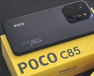 Poco C85, Б/у, 128 ГБ, цвет - Черный, 2 SIM