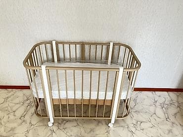 раскладная детская кровать: Детская кровать трансформер, Новый, Другой тип, цвет - Бежевый — 3