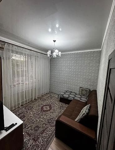 osh flat: 2 комнаты, 35 м², Пишпек Индивидуалка, 1 этаж, Евроремонт — 4