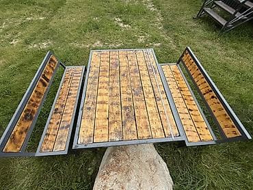 Оңдоп-түзөө жана курулуш: Бакча эмерек комплекти, Үстөл, Жыгач — 2