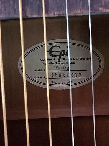 Велосипеды: Акустическая гитара Epiphone (Epi by Gibson), модель CD-100, сделано в — 8