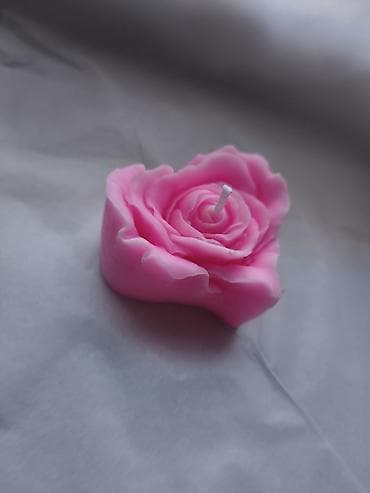 форма на 9 мая: Декоративные свечи в форме пионов Нежно-розовая и молочно-белая — 3