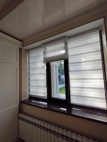 Текстиль: Премиум жалюзи «день‑ночь» и рулонные шторы на заказ - Изготовление — 4