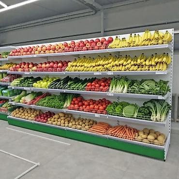 сдаю бизнес: Металлический стеллаж для магазина, железная полка Торговый стеллаж — 3