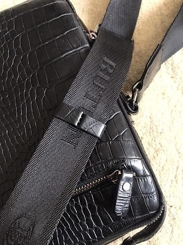 green herb: Классическая сумка, Butun, Турция, Материал: Натуральная кожа, Регулируемый ремень, Мужские, Б/у — 4