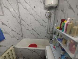 продажа квартир гостиничного типа в бишкеке: 3 бөлмө, 56 кв. м, 105-серия, 1 кабат, Косметикалык ремонт — 10