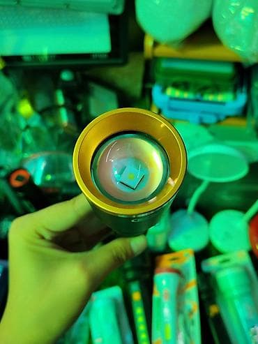 fish eye: Мощный ручной светодиодный фонарь с зум-линзой - Тип: LED фонарь с — 2
