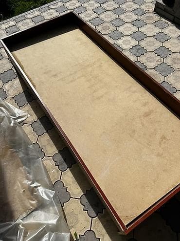 сетка для кровати: Односпальная кровать, Б/у, Каркас без матраса, длина - 195 см — 3