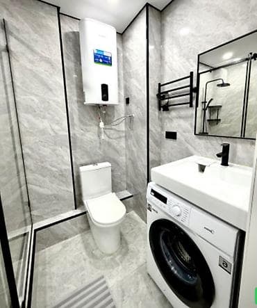 2 bedroom: 2 комнаты, 47 м², ул. Лев Толстой Элитка, 2 этаж, Евроремонт — 3