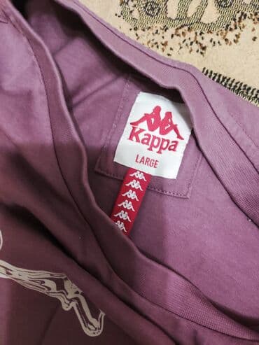 kappa: Футболка, Оверсайз, Китай, Kappa, Хлопок, Б/у, L — 2