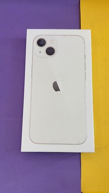 osh iphone: IPhone 13, Б/у, 128 ГБ, Коробка, 80 % — 2