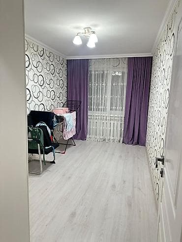 квартира бишкек комната: 3 бөлмө, 54 м², 104-серия, Косметикалык ремонт — 6