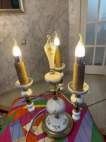 Освещение: Настольный светильник в классическом стиле (канделябр на 3 — 4