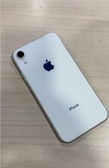 IPhone Xr, Б/у, 64 ГБ, Белый, Кабель