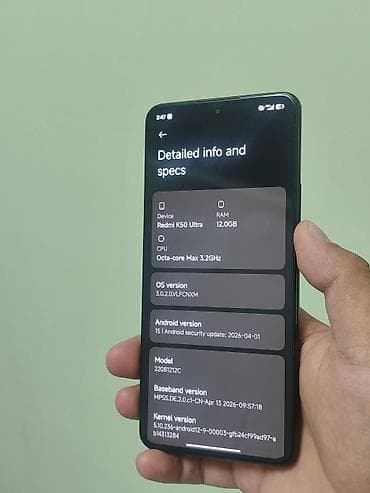 iphone mini 12: Redmi, Redmi K50 Ultra, 256 ГБ, цвет - Черный — 5