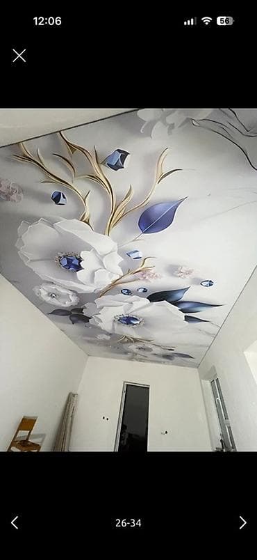 pro 5: Натяжной потолок Матовое Монтаж — 1