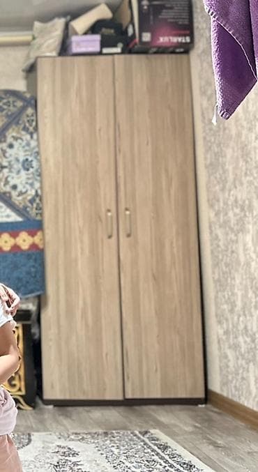 Шкафы: Шифоньер, шкаф для одежды, Прямой, ЛДСП — 1