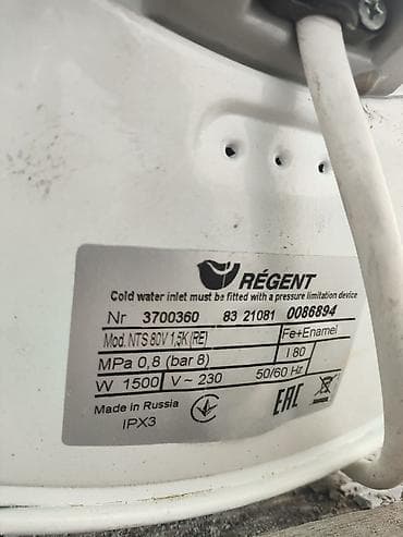 nokia 6210: Накопительный водонагреватель Объем бака: 80 л, Электрический, Регулятор температуры, Эмалированная сталь, Б/у — 2