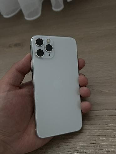 iphone xr 128гб: IPhone 11 Pro, Б/у, 64 ГБ, Серебристый, Защитное стекло, Чехол, 78 % — 5