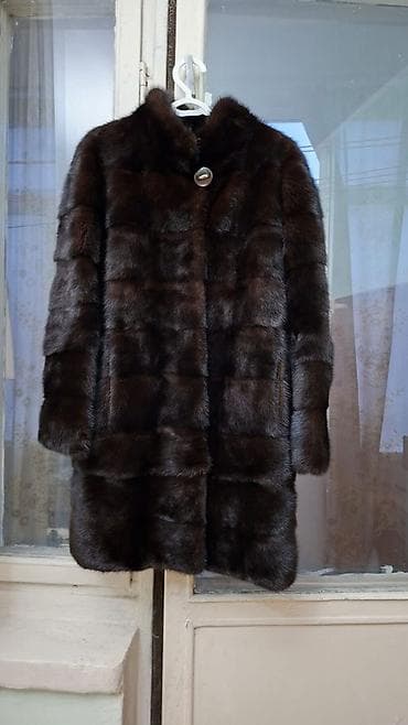 мурской палто: Шуба, Норка, По колено — 4