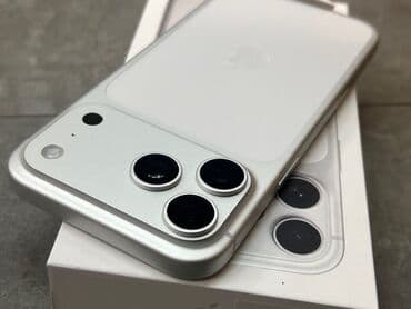 IPhone 17 Pro Max, Новый, 256 ГБ, Белый, Коробка, 100 %