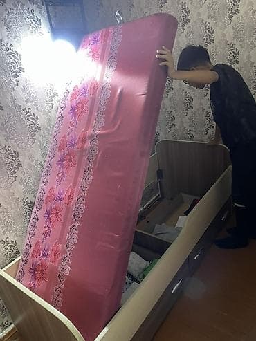Балдар дүйнөсү: Детская/подростковая односпальная кровать с системой хранения — 1