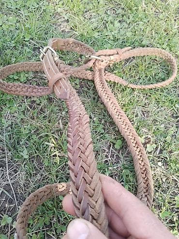 индук сатам: Жугондор таза кожа об бастырылганКожаная упряжь/уздечка для лошади с — 4