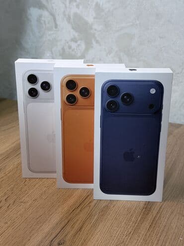 IPhone 17 Pro Max, Новый, 512 ГБ, Оранжевый, Кабель, Коробка, 100 %