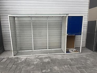 багема: Торговые витрины из алюминиевого профиля и стекла - Прямолинейная — 1