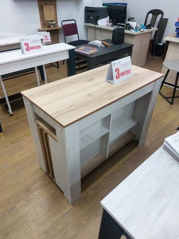 раздвижной обеденный стол: 3 метровый стол трансформер "Швейцар" Длина: от 48 см до 3 метра (в — 11