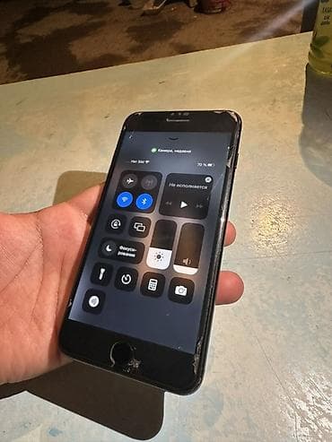 iphone 2 sim: IPhone 7 Plus, Б/у, 128 ГБ, Черный, Чехол, 100 % — 1