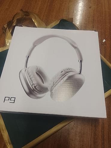 samsunk s10: Беспроводные накладные наушники P9 (серебристые) — 2