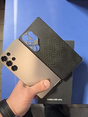 Samsung Galaxy S25 Ultra, Б/у, 256 ГБ, цвет - Бежевый, 2 SIM