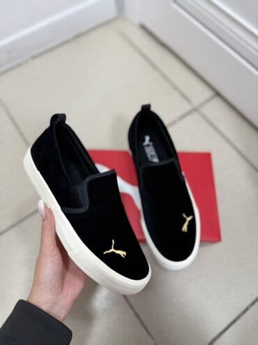 puma спортивный костюм женский: Лоферлер, 38, Puma, Жаңы, түсү - Кара, Өзү алып кетүү — 1