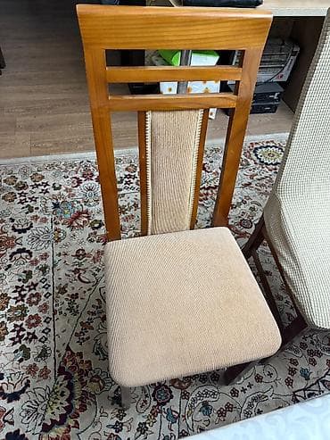 office table: Торг уместен Большой комплект: массивный раздвижной стол + комплект — 4