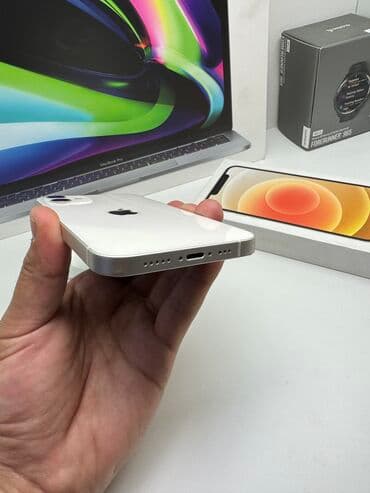 айфон 12 реплика купить: IPhone 12, Колдонулган, 128 ГБ, Ак, Заряддоочу түзүлүш, Коргоочу айнек, Каптама, Бөлүп төлөө менен, 100 % — 3