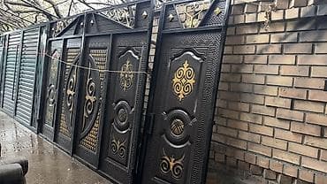 Ачылма дарбазалар: Металлические въездные ворота премиум‑класса - Материал: сталь с — 9