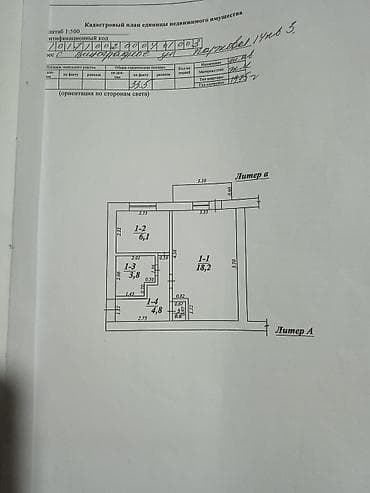 1 бөлмө, 36 м², 1 кабат lalafo.kg да 1 бөлмө, 36 м², 1 кабат