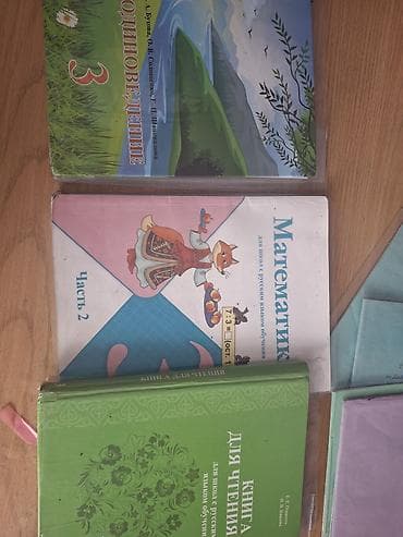 детский матасыкыл: Учебные книги математика 1 и 2 части родиноведение, чтение ( 4 — 1