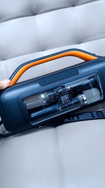 микшерный пулт: Караоке-колонка KIMISO KMS-809 - Портативная акустика с ярким — 10