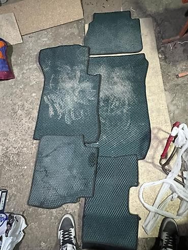 чехлы на сиденья тойота эстима: Чехлы Тканевые, С подушкой, цвет - Черный, Toyota, Б/у — 5