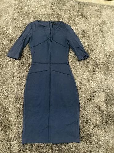 облегающие платья: Платье-футляр темно-синего цвета. Размер XS -S Состояние отличное 500 — 1