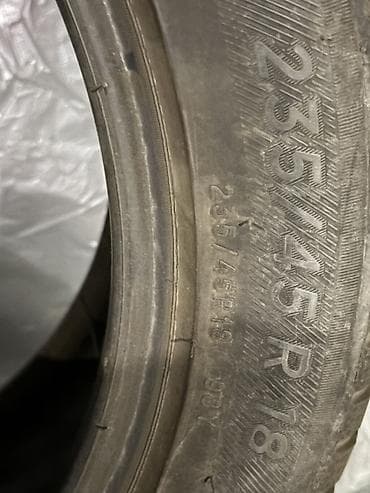 235 40 18 зима: Комплект шин 235/45 R18 Всесезонка Протектор ≈60-70% Характеристики — 4