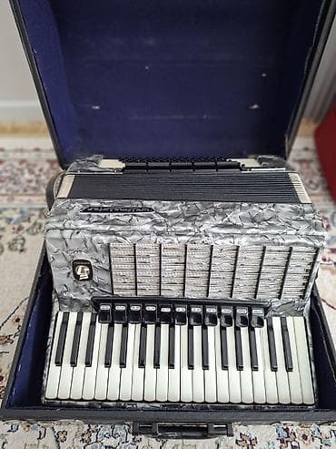 Музыкалык аспаптар: Аккордеон Weltmeister Amigo (клавишный, двухрядный басовый блок) - — 8