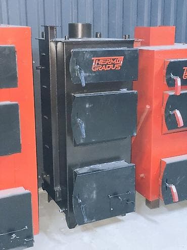 котёл б у: Твердотопливный котёл Новый, Бренд: Thermo Gradua, Для дома, Тип управления: Механический — 5