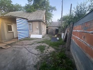 земельный дом: Продается дом 3 комнаты газ вода паровое отопление участок 12 соток — 1
