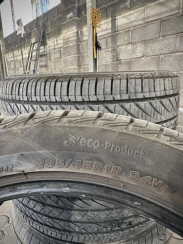 Транспорт: Шины 235 / 45 / R 18, Лето, Б/у, Комплект, Легковые, Япония, Bridgestone — 3