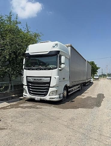 Тягач, DAF, 2018 г., Тентованный