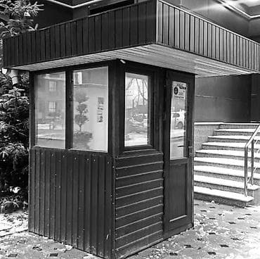 fred perry: Пост охраны/сторожка (уличный павильон) - Компактная модульная будка — 1